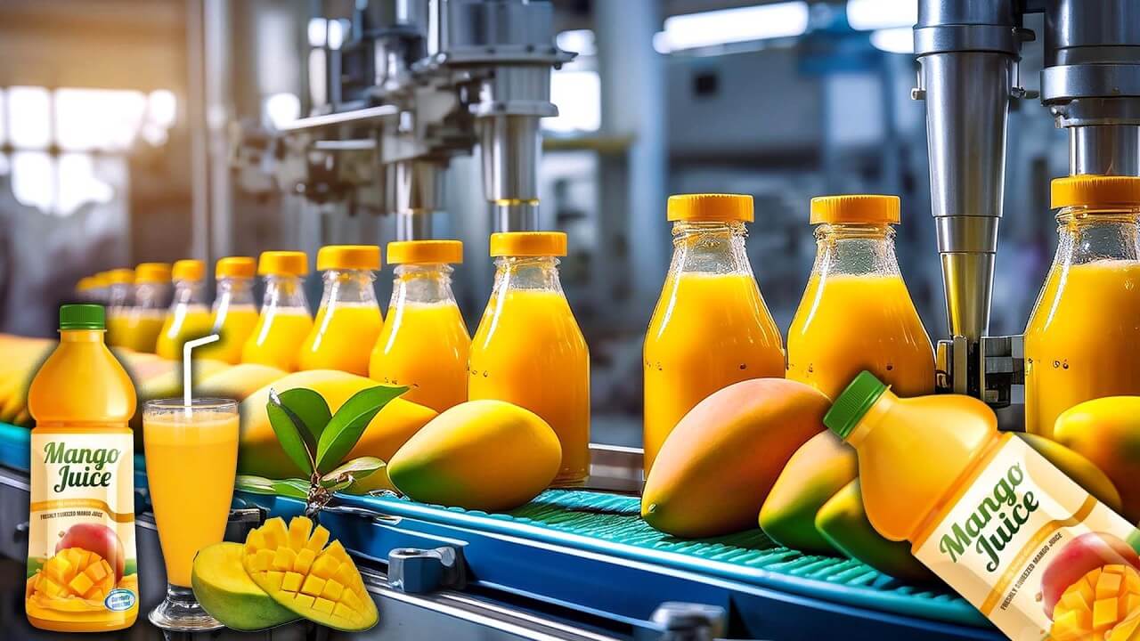 mango juice production line